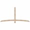 Ekena Millwork Bellingham Smooth Timber Gable Bracket, Douglas Fir, 84"W x 42"H x 1 1/2"D x 3 1/2"F, 12/12 Pitch GBW084X42X0204BEL00SDF - alternate 1